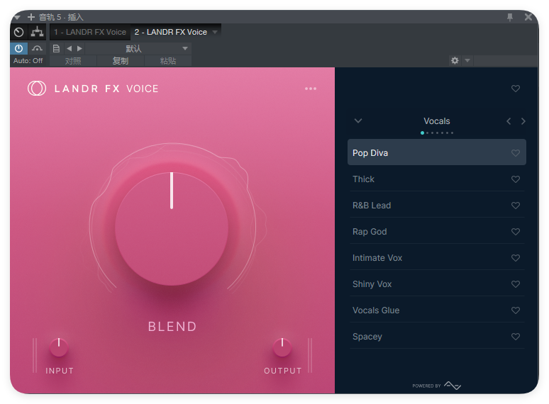 图片[1]-LANDR FX Voice_人声通道条-艾瑞乐精品音频资源网